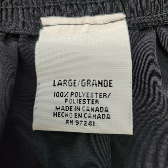 Black Maxi Skirt Split Thigh Size: LG Lightweight Flowy Stretch waist New - Picture 7 of 7